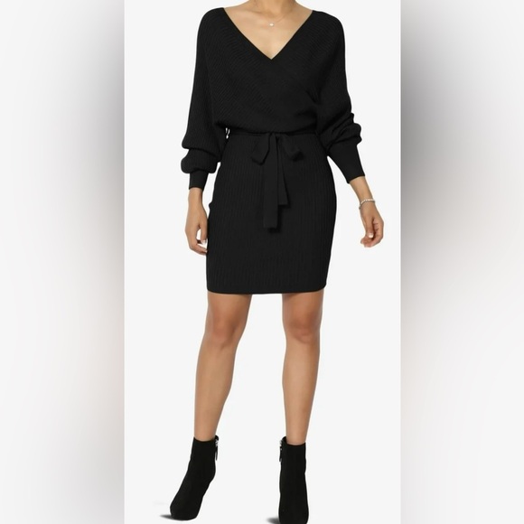 Love Tree Black Mini Dress Size Small - Picture 3 of 11